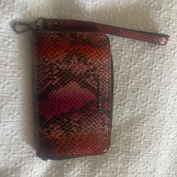 Armani Exchange Accessories - Armani Exchange- leather wristlet